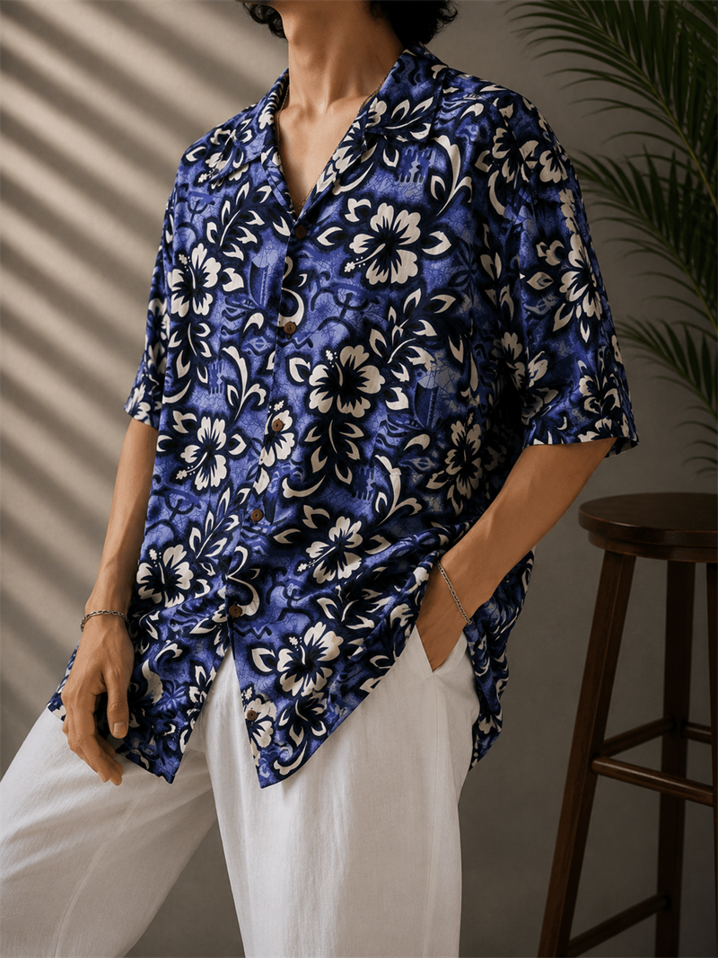 Oversize 1990s Hawaii Gömlek