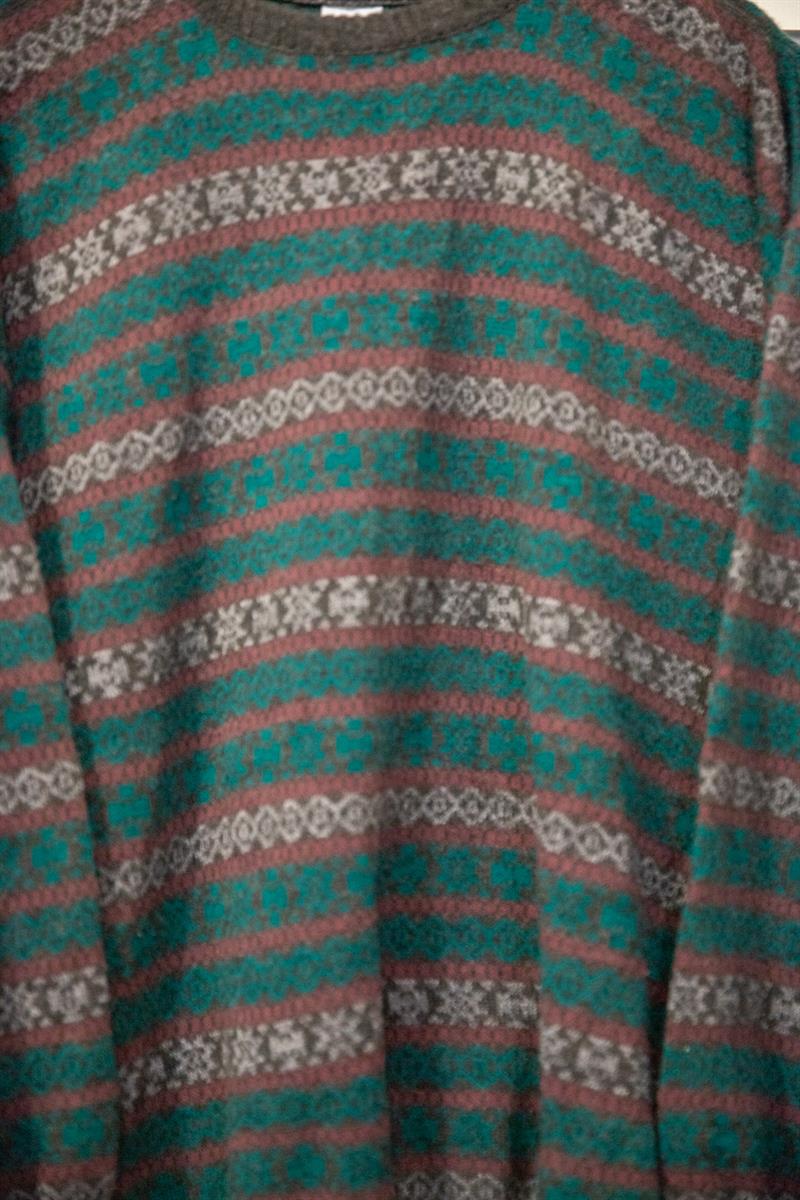 Oversize 90s Örgü Kazak