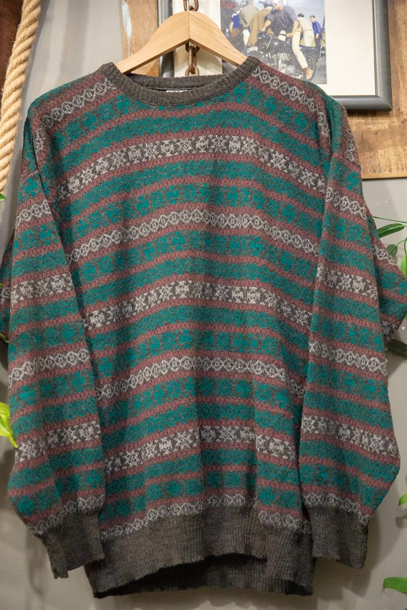 Oversize 90s Örgü Kazak