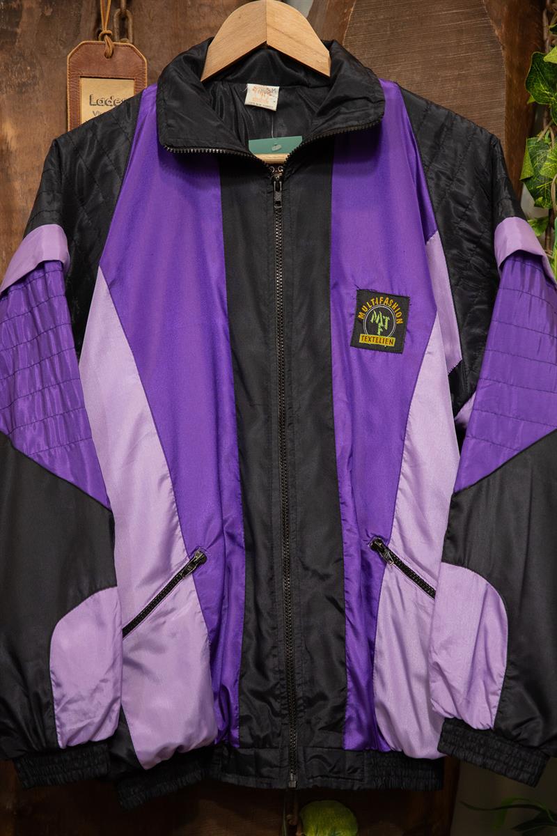 Oversize 90s Purple Ceket