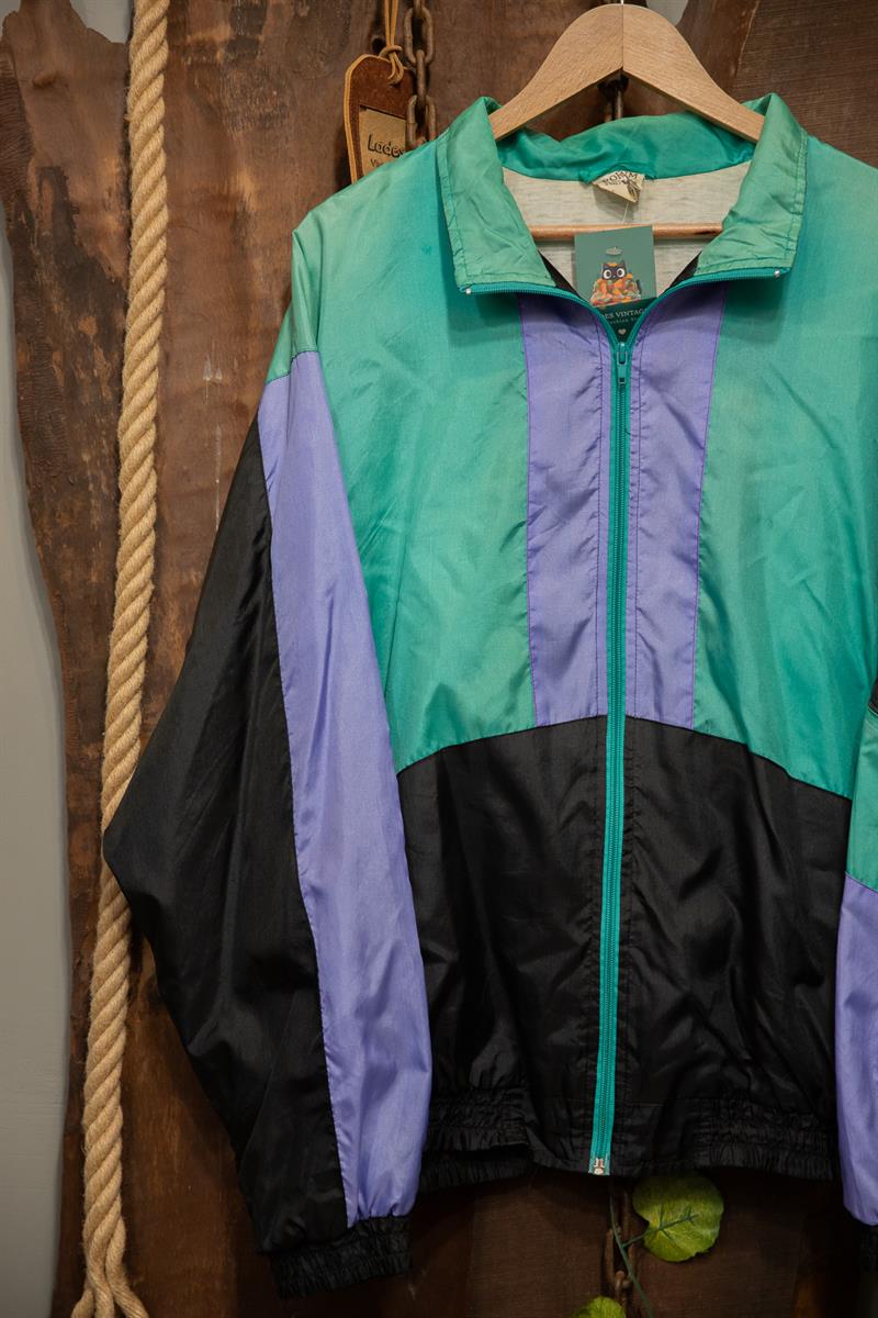 Oversize 90S Sport Ceket