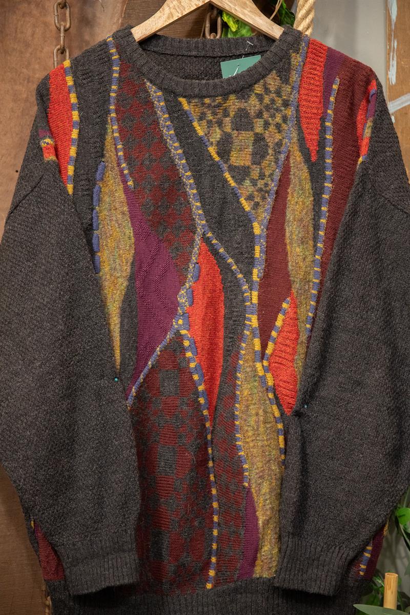 Oversize Etnik Kazak