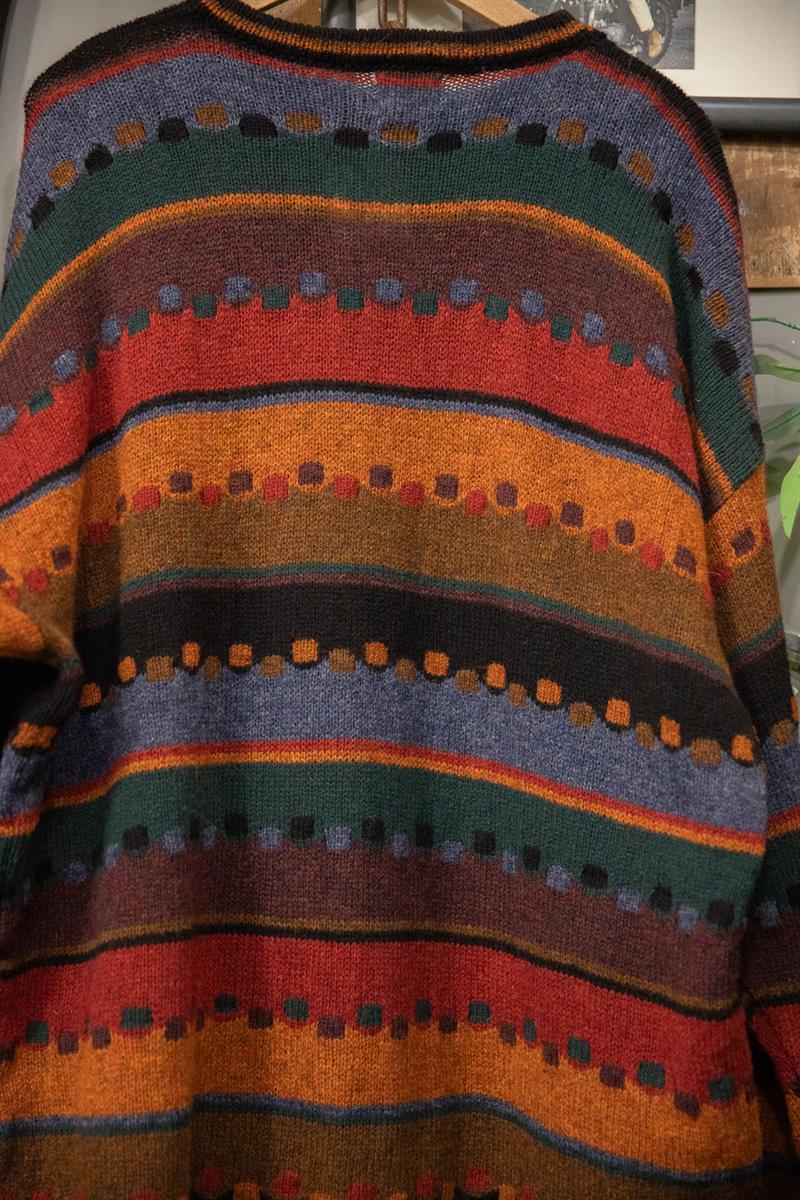 Oversize Etnik Pattern Kazak