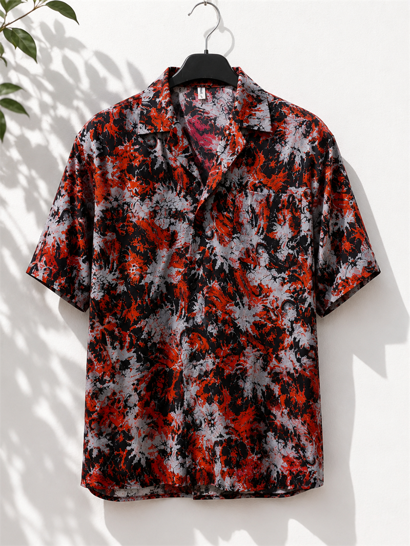 Oversize Hawaii Gömlek