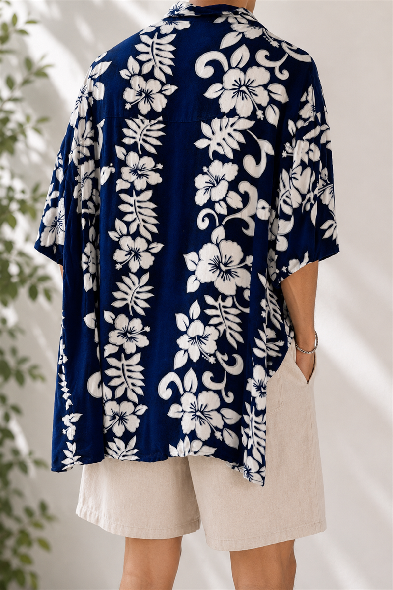 Oversize Hawaii Gömlek