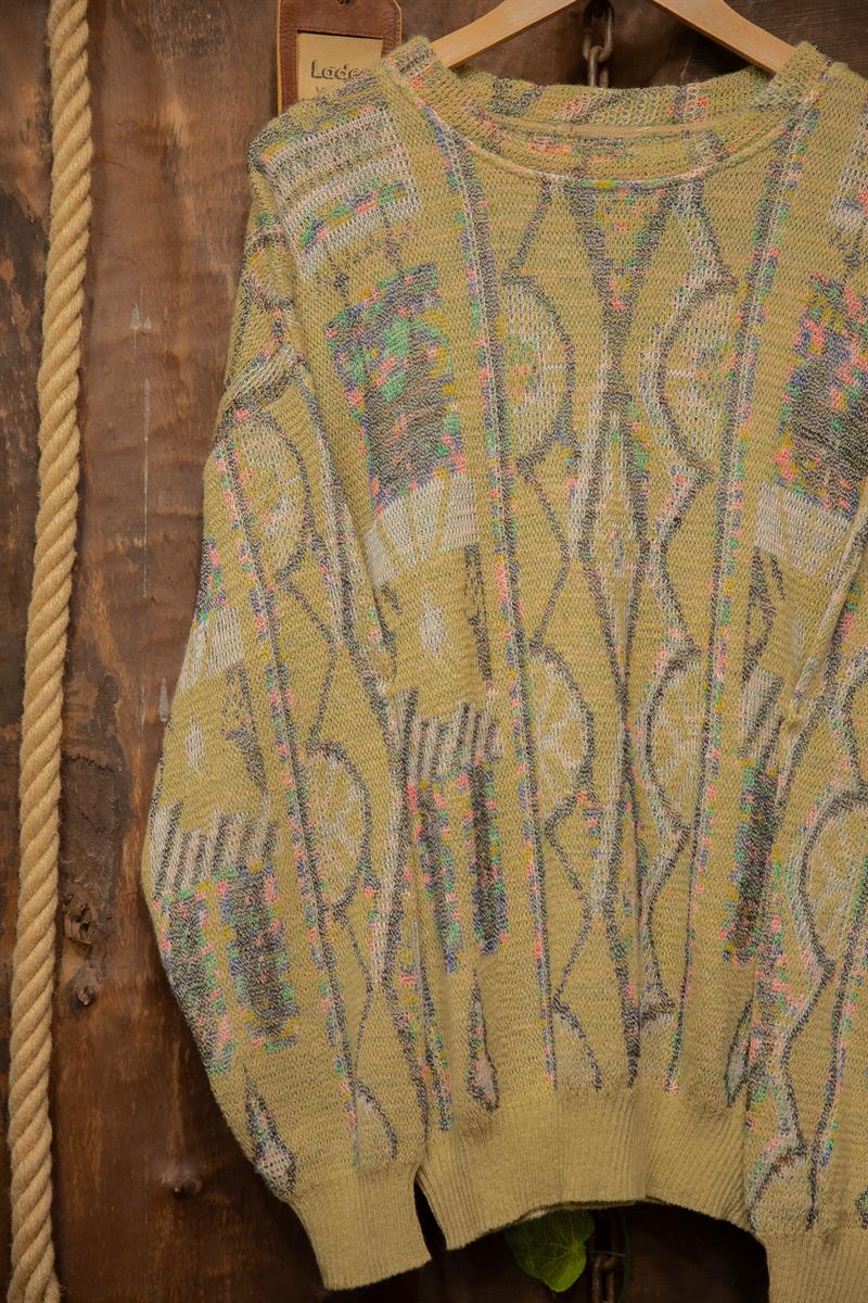 Oversize Mohair Ethnic Kazak
