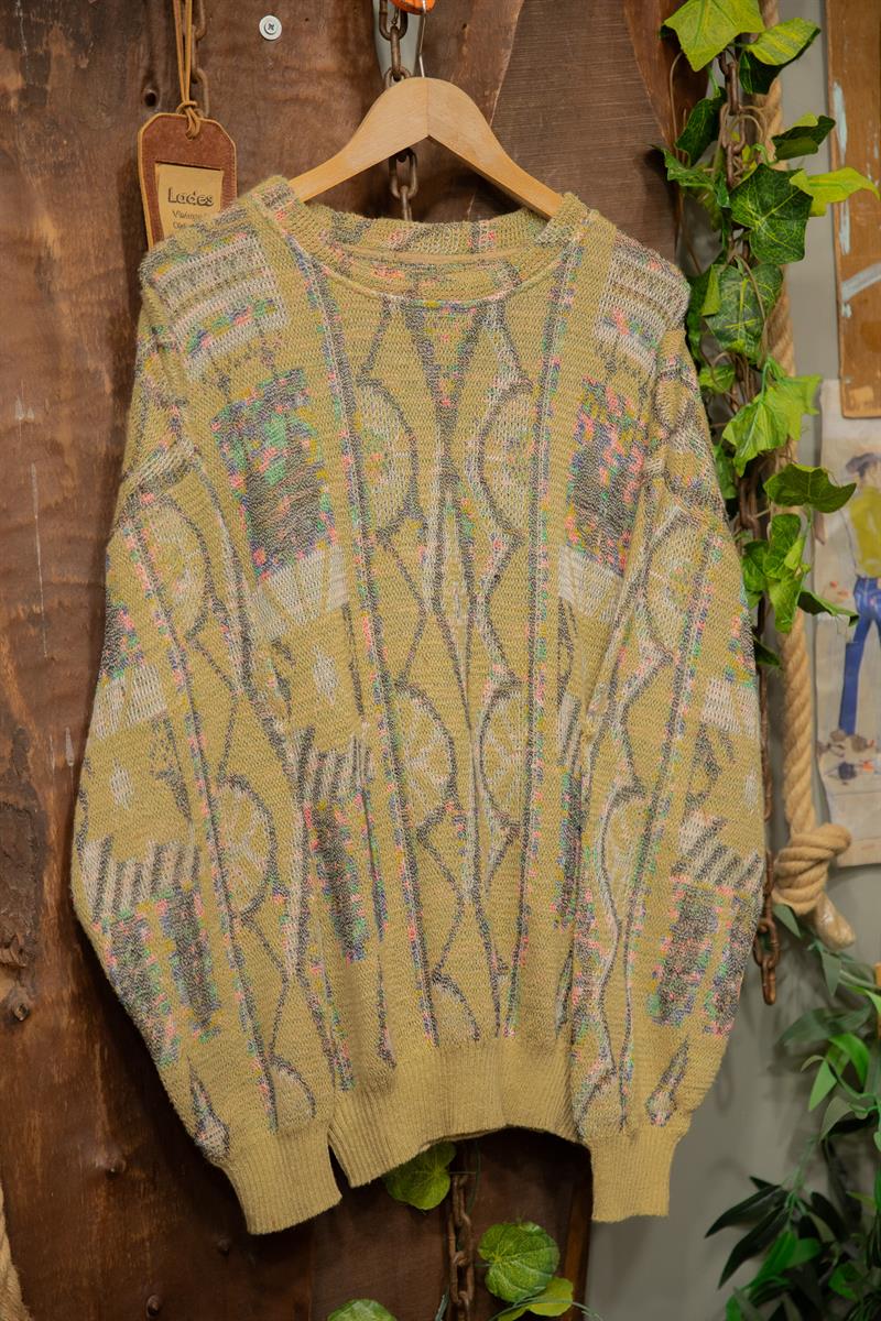Oversize Mohair Ethnic Kazak