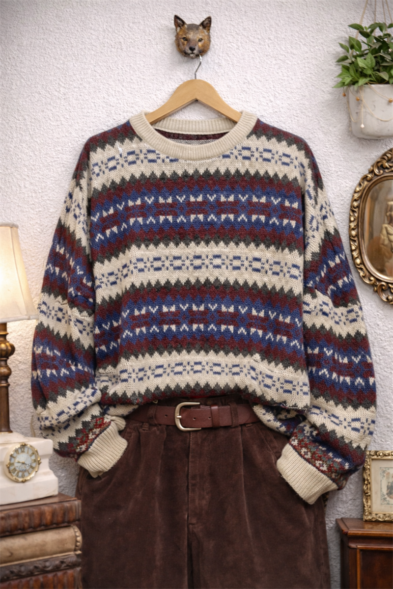 Oversize Örme Kazak