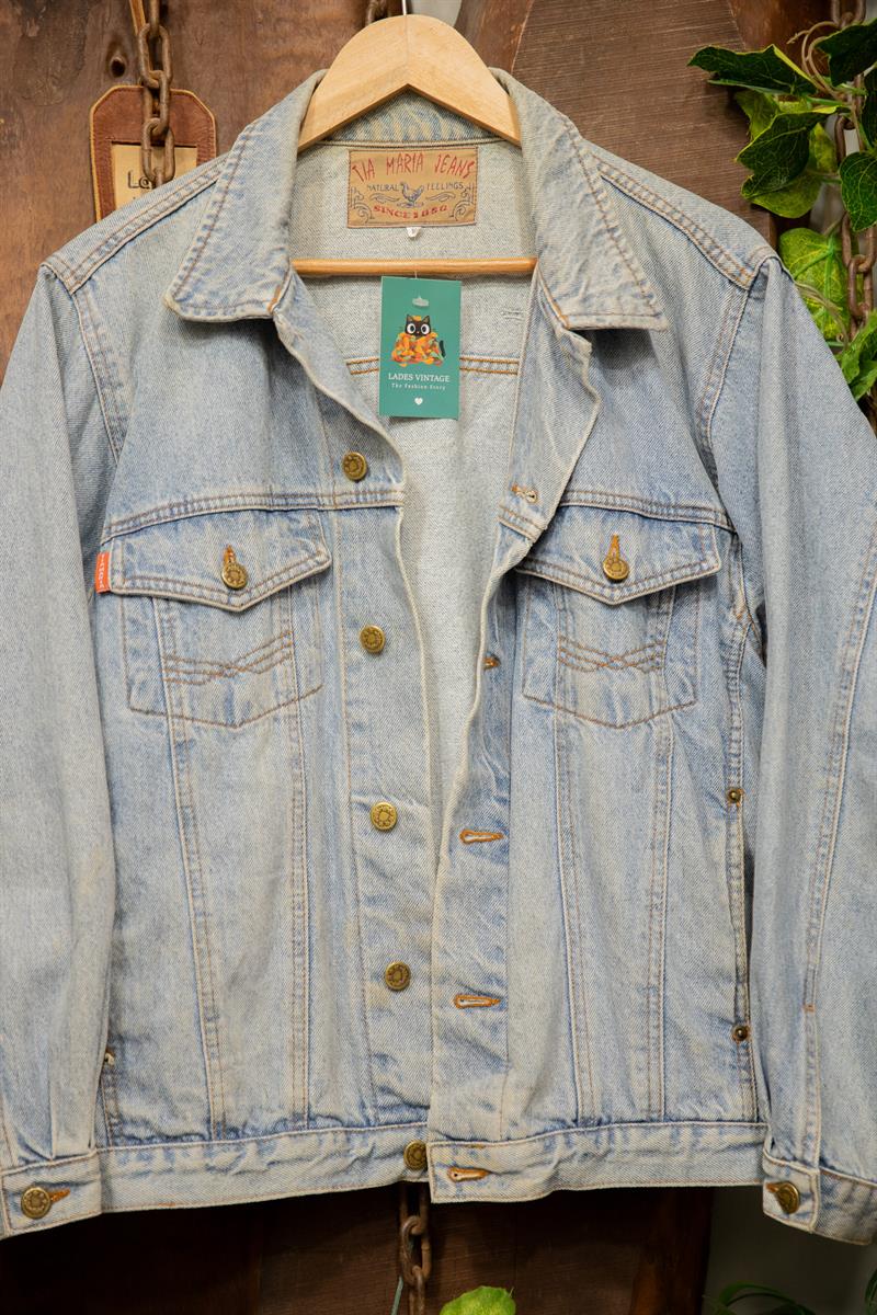 Oversize TiaMaria Wash Denim Ceket