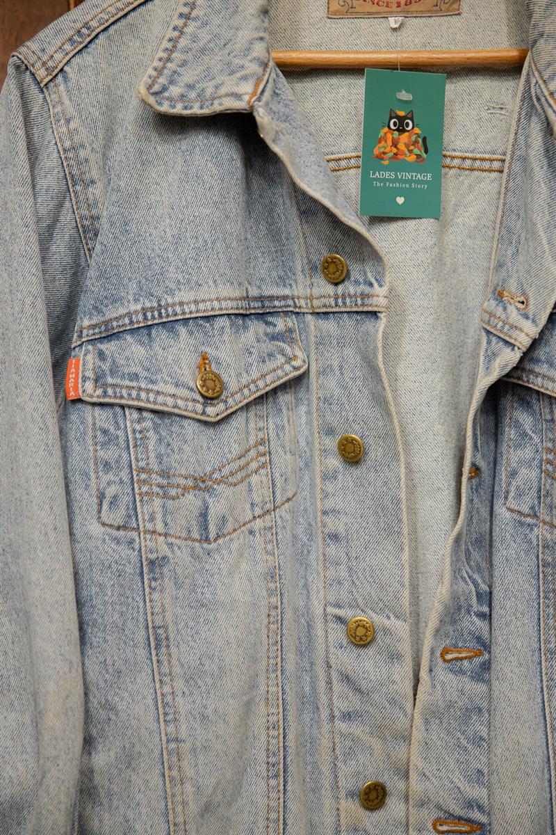 Oversize TiaMaria Wash Denim Ceket