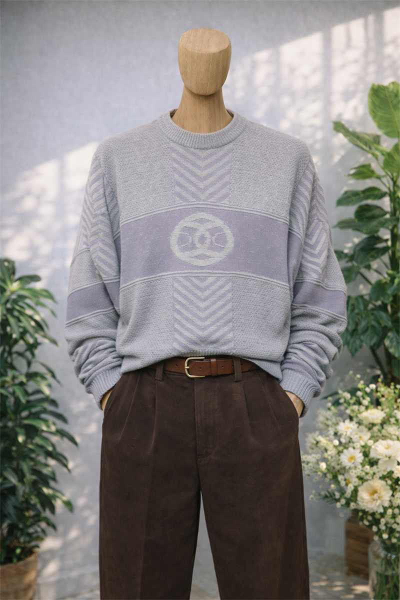 Paco Oversize Örgü Kazak