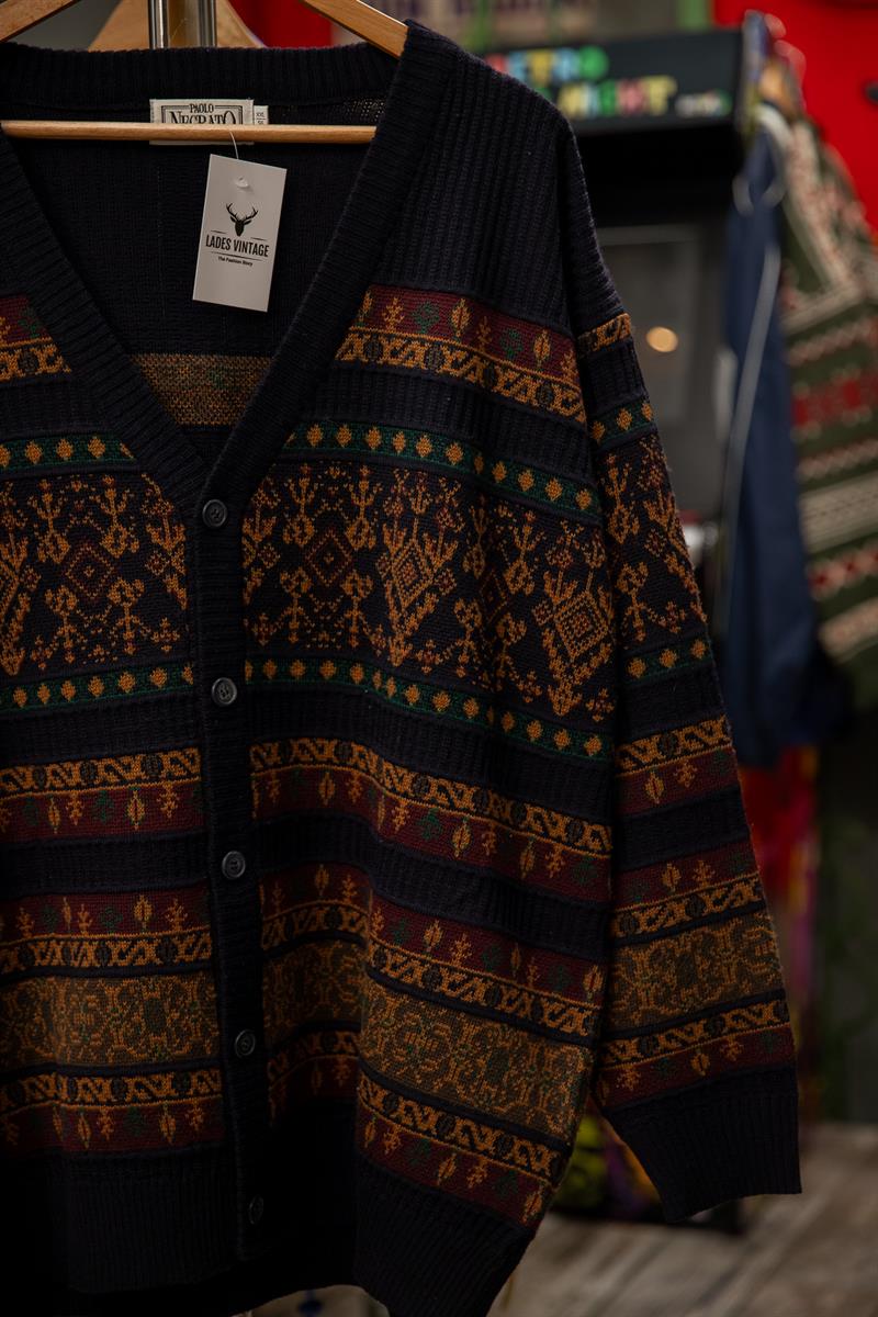 PAOLO NEGRATO Etnik Unisex Hırka
