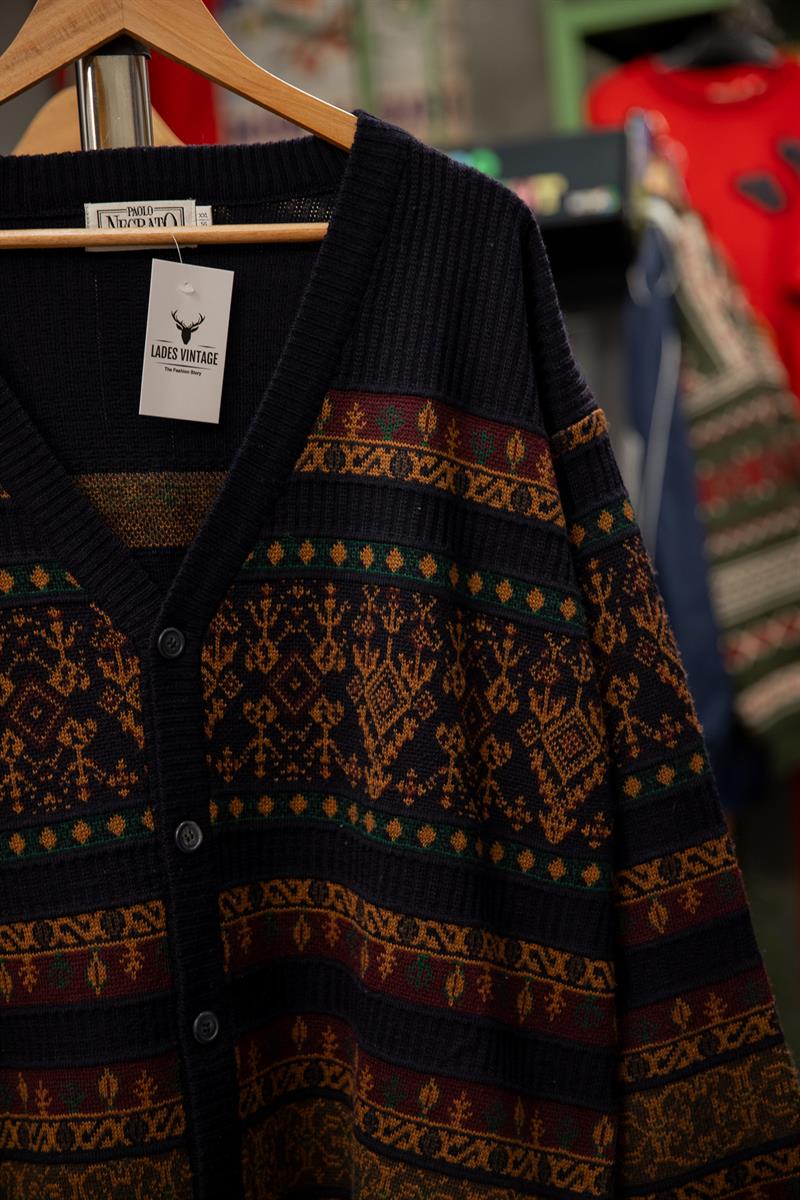 PAOLO NEGRATO Etnik Unisex Hırka