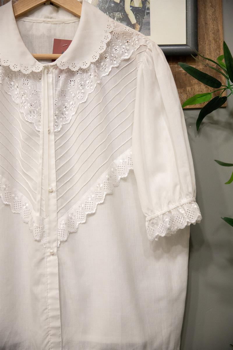 Paris Dantel Yaka Kadın Gömlek