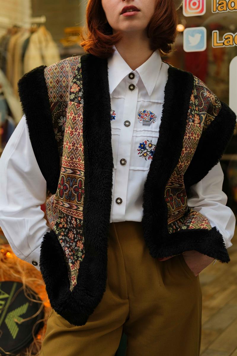 PARİS STYLE VİNTAGE YELEK