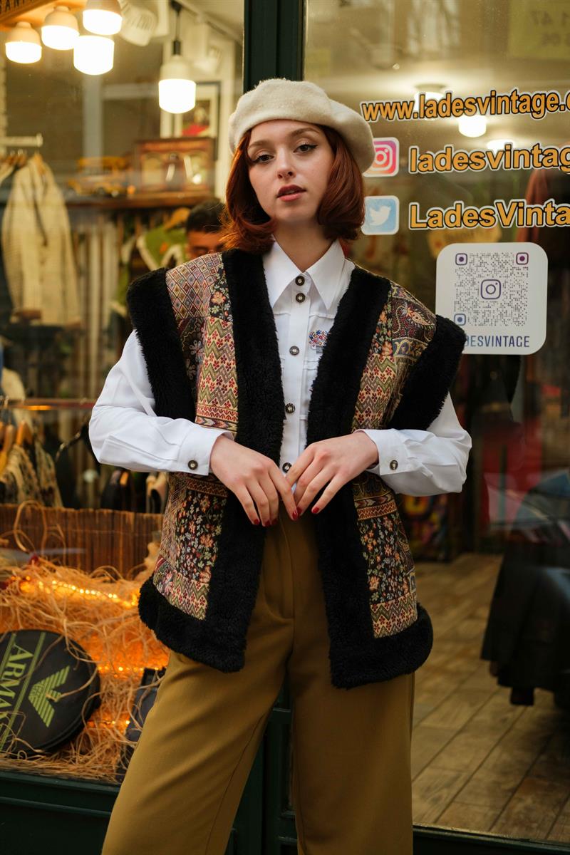 PARİS STYLE VİNTAGE YELEK