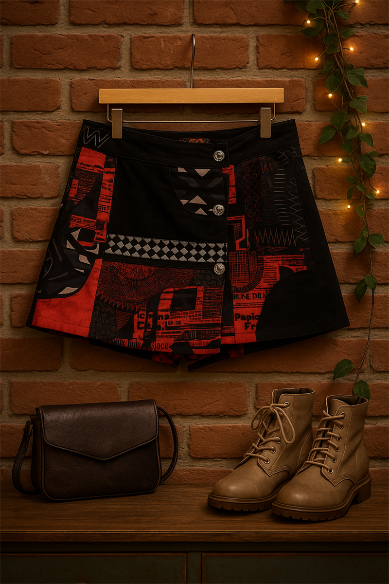 Patchwork Kadife Etek