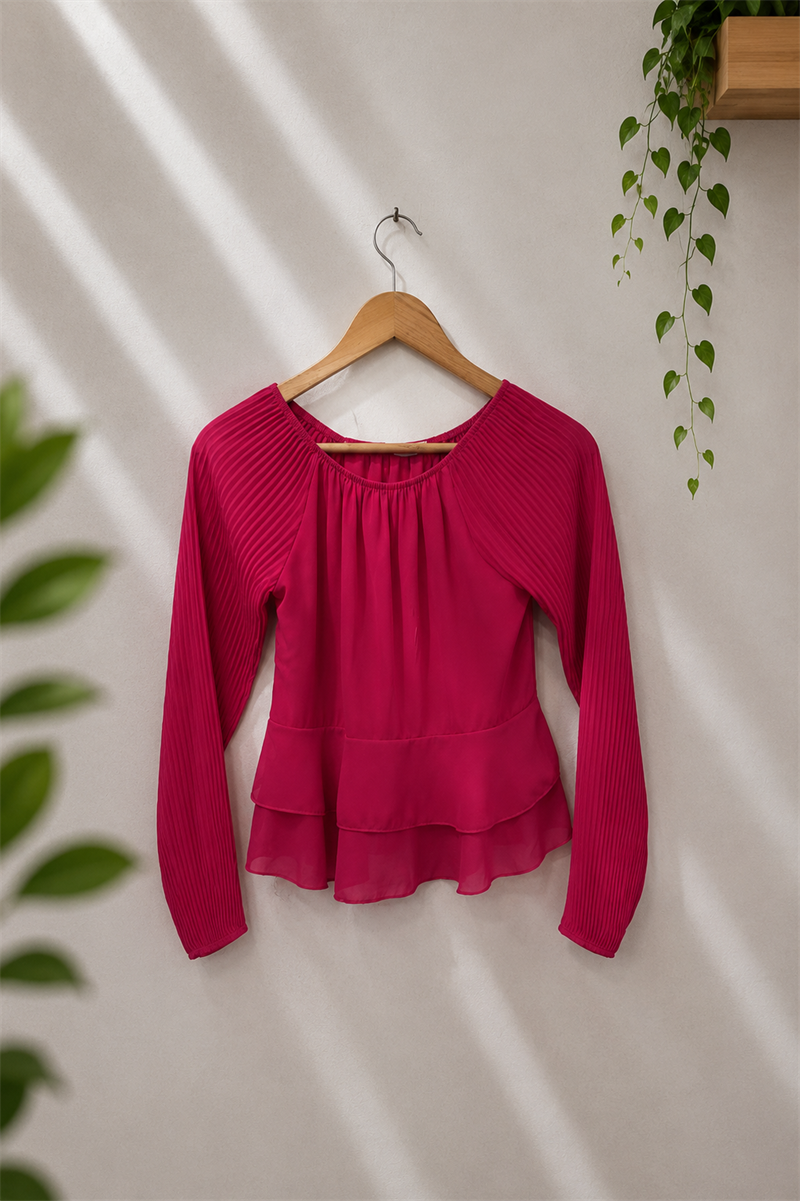 Peasant Pileli Blouse