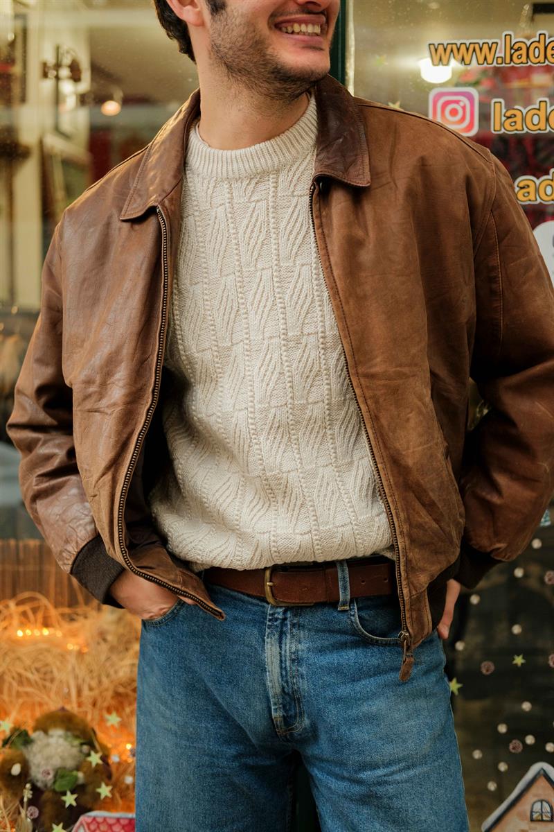 PETER FİTCH BUFFALO LEATHER JACKET