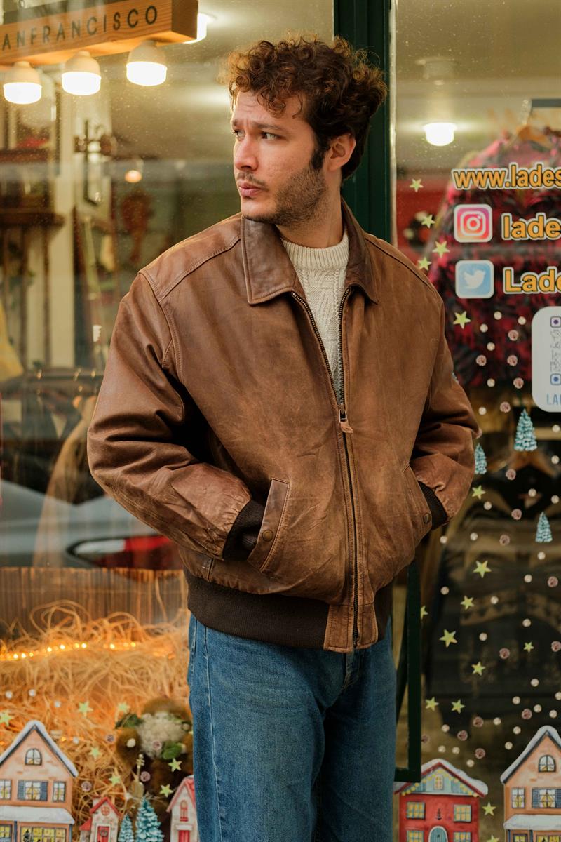 PETER FİTCH BUFFALO LEATHER JACKET