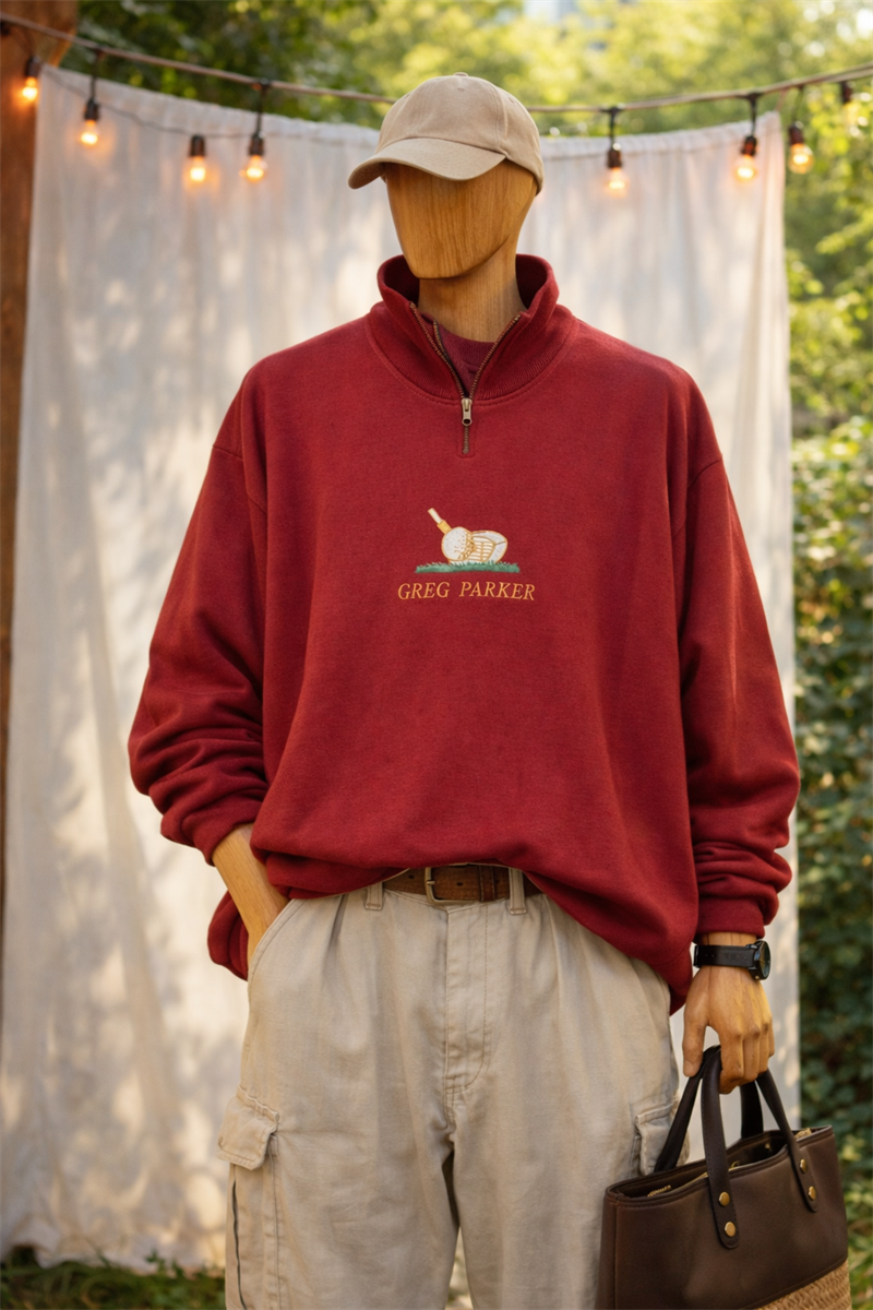 Polo Yaka Greg Parker Sweatshirt