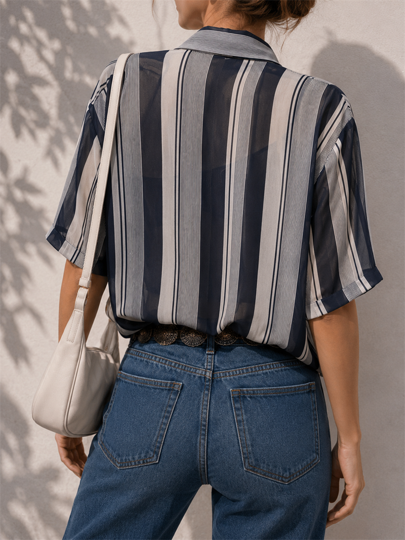 Preppy Style Classic Yaka Gömlek