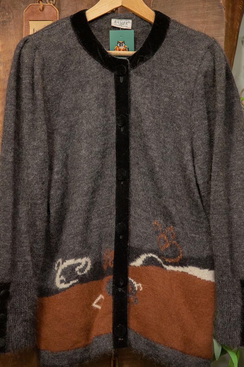 Puppy Nakış 90s Hırka