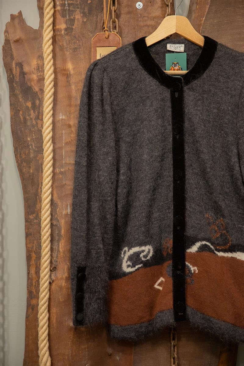 Puppy Nakış 90s Hırka