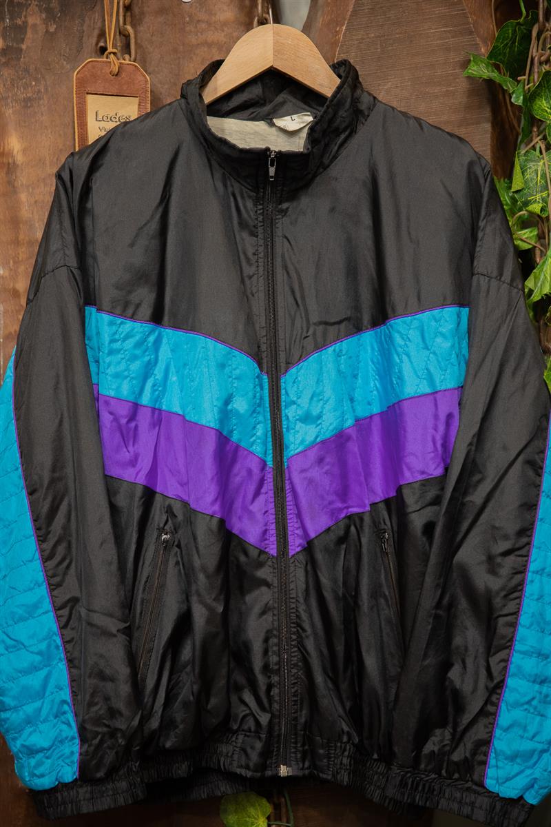 Purple 90s Festival Windy Spor Ceket
