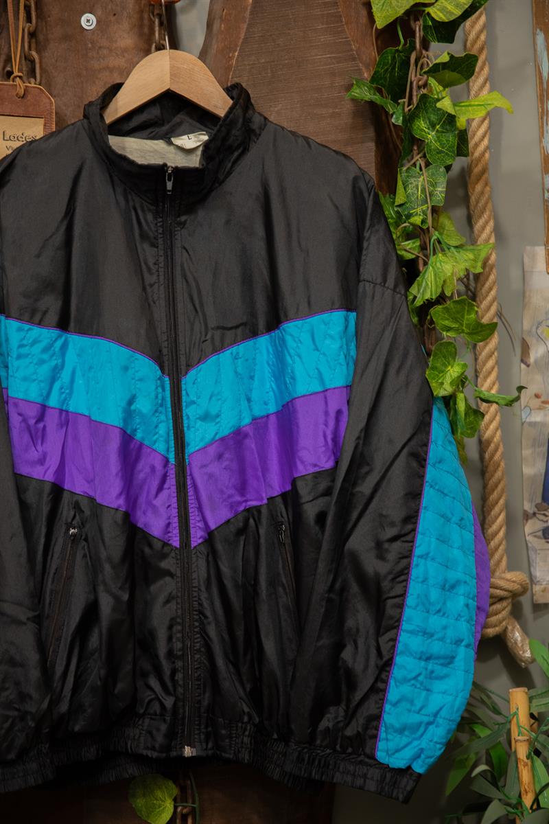 Purple 90s Festival Windy Spor Ceket