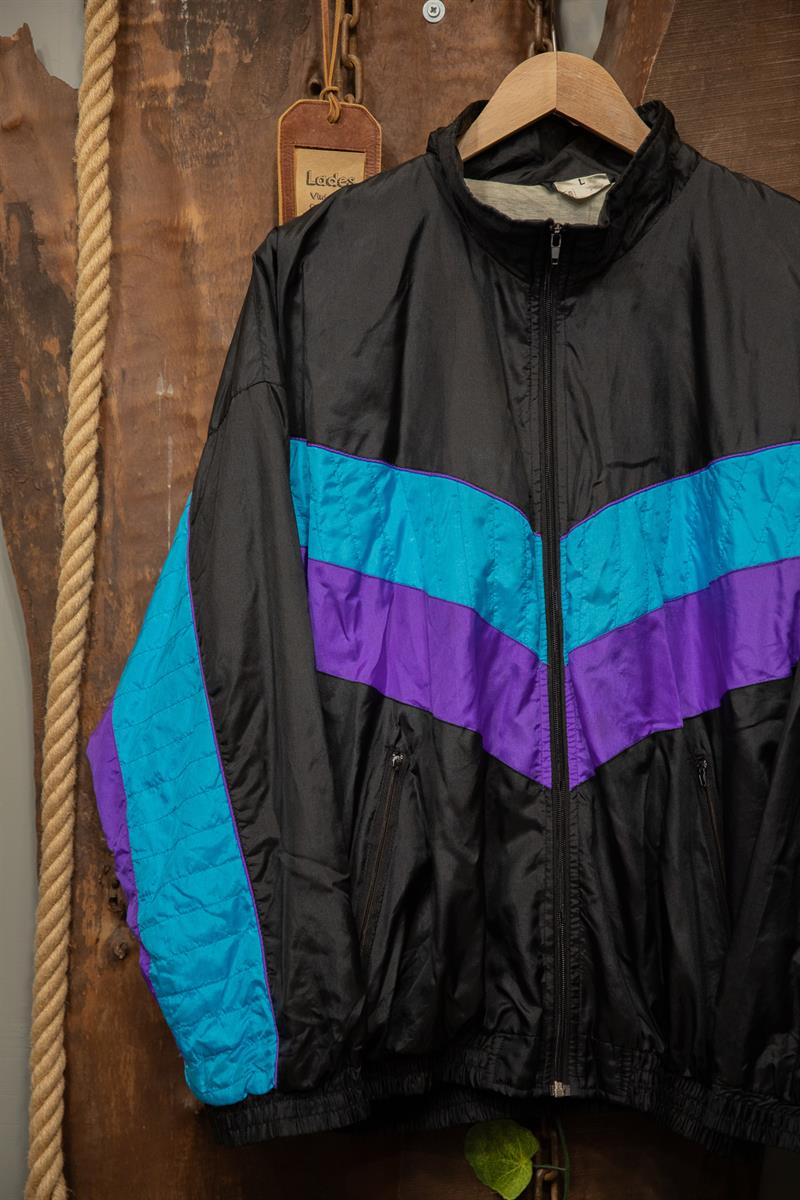 Purple 90s Festival Windy Spor Ceket