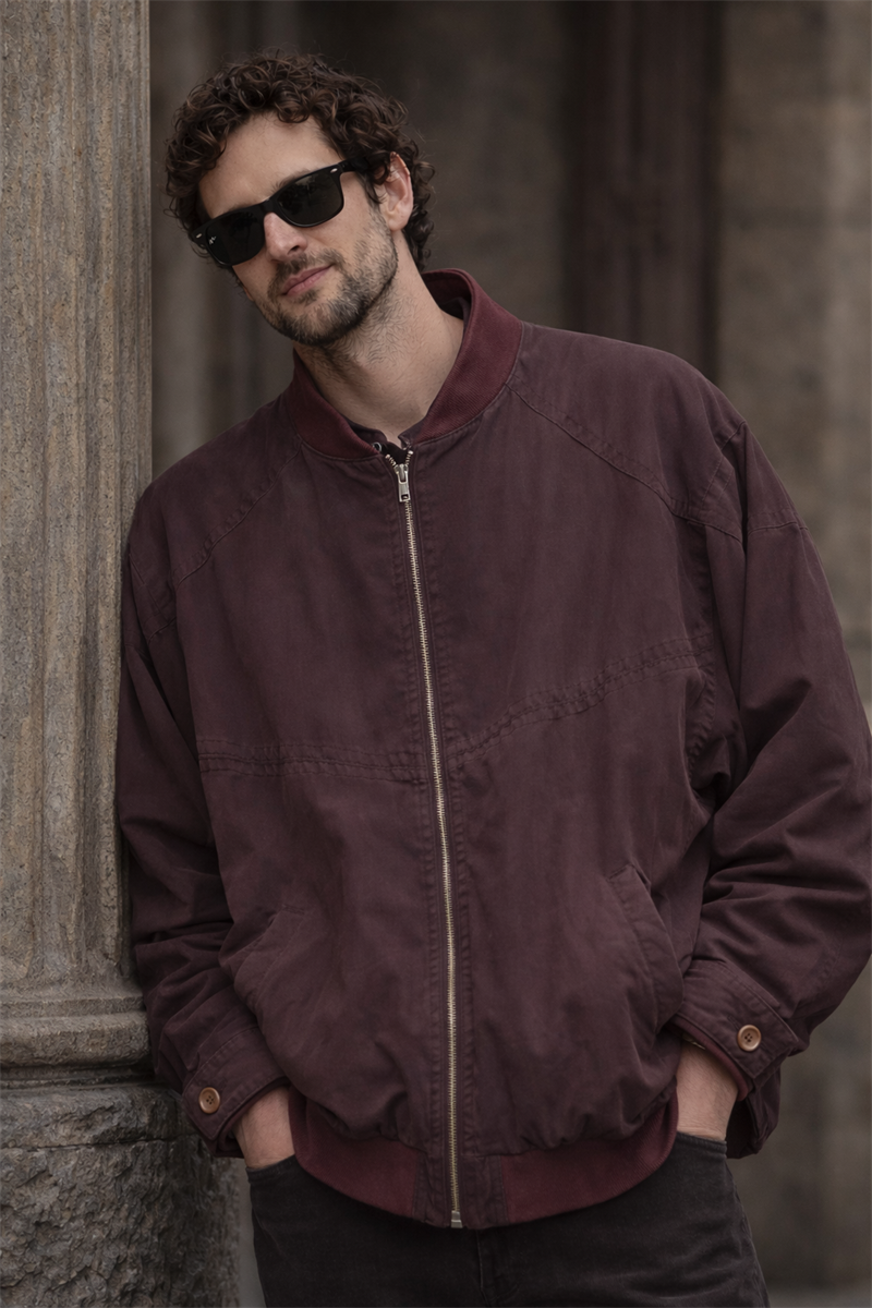 Purple Casual Ceket