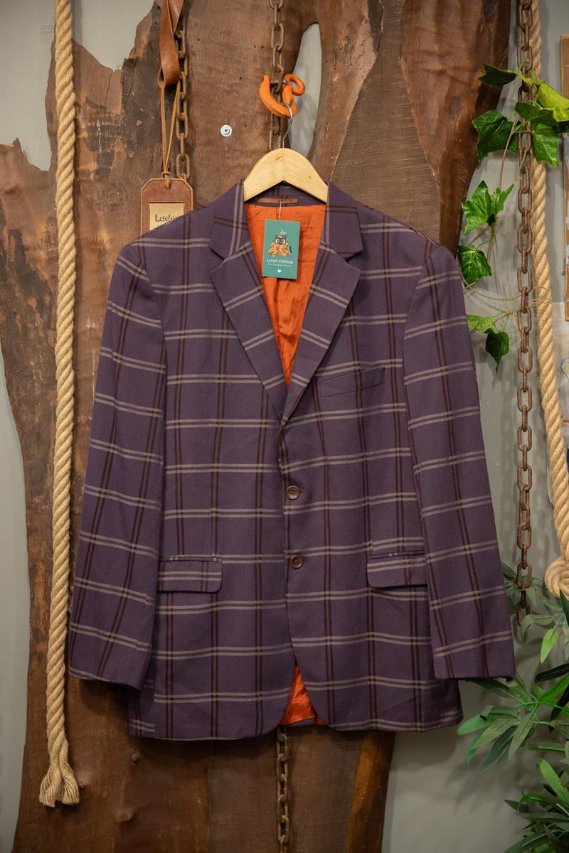 Purple Klasik Mor Blazer Ceket
