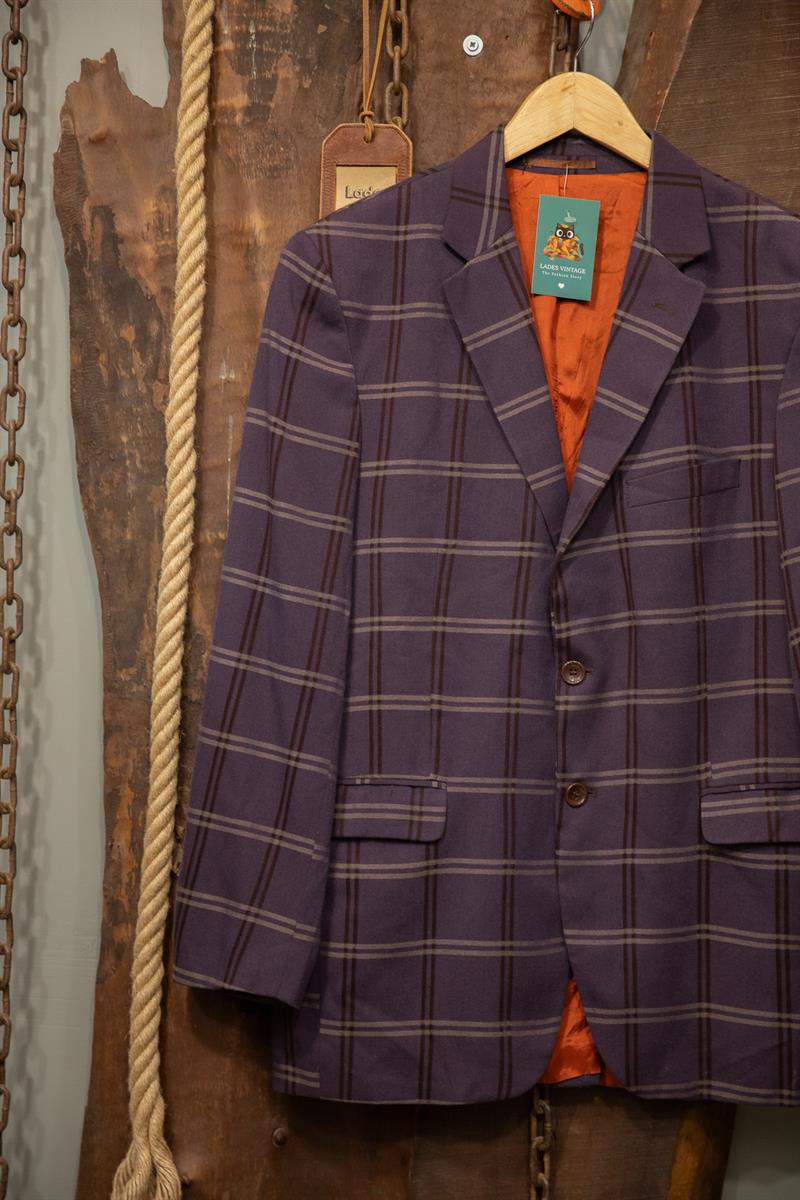 Purple Klasik Mor Blazer Ceket