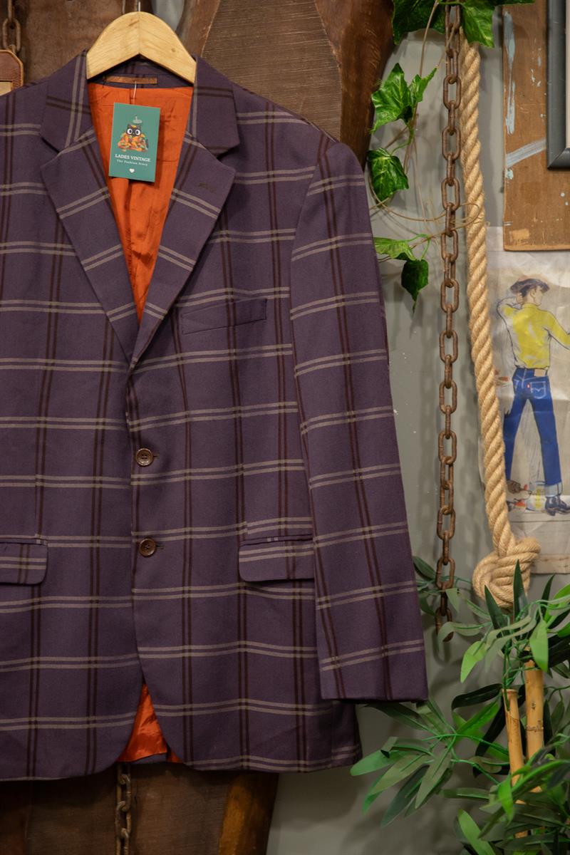 Purple Klasik Mor Blazer Ceket