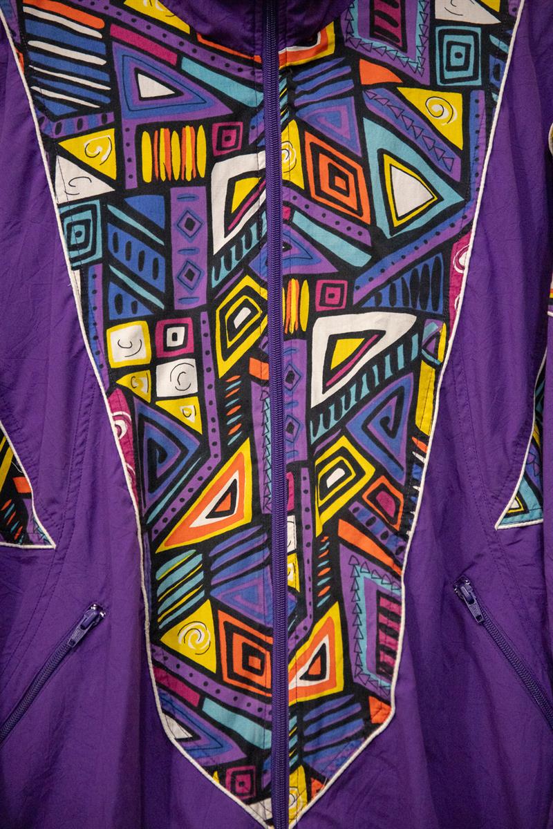 Purple Vibe Bomber Ceket