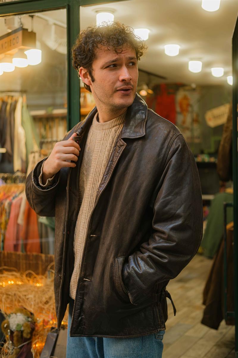 REDSKINS Vintage Eskitme Deri Ceket