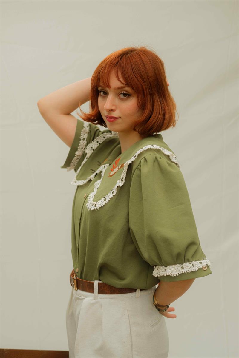 RETRO ALİCE KOLEKSİYON GÖMLEK