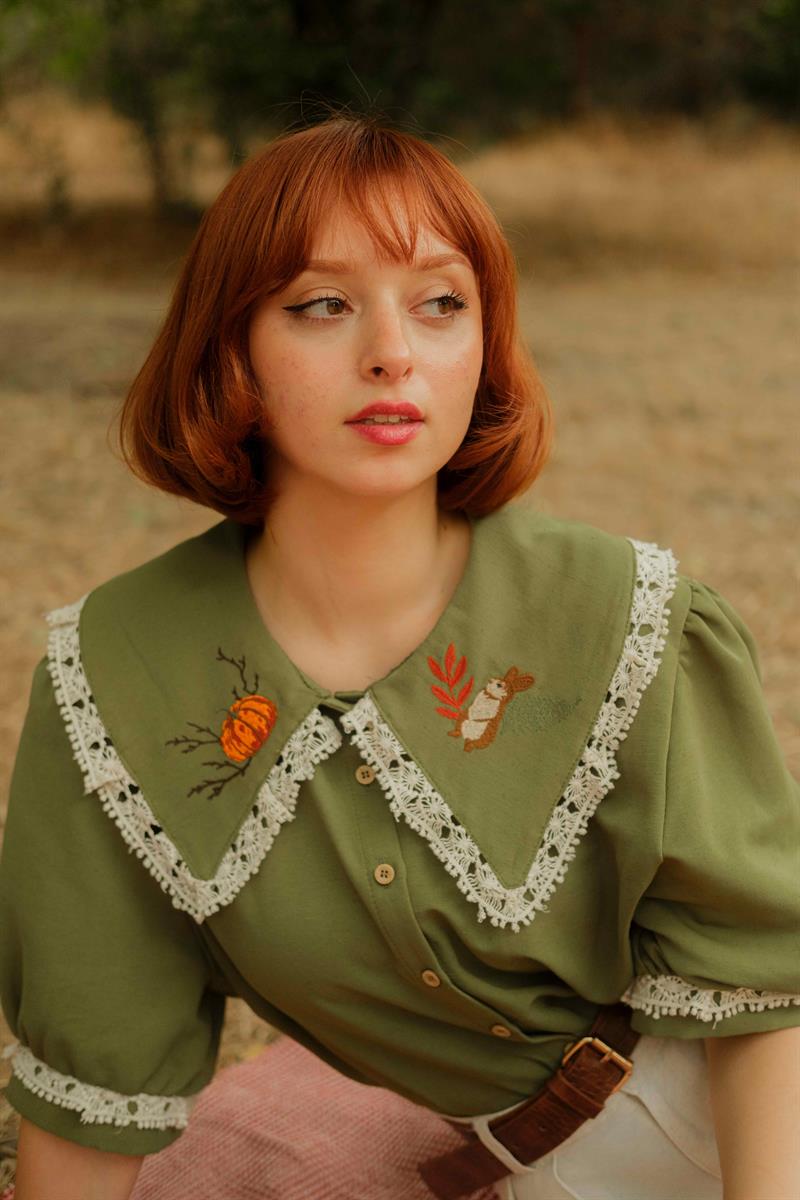 RETRO ALİCE KOLEKSİYON GÖMLEK