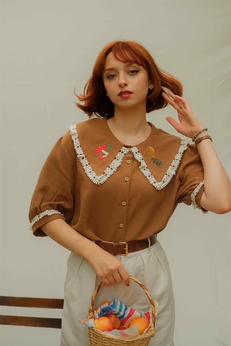 RETRO ALİCE ÖZEL KOLEKSİYON GÖMLEK