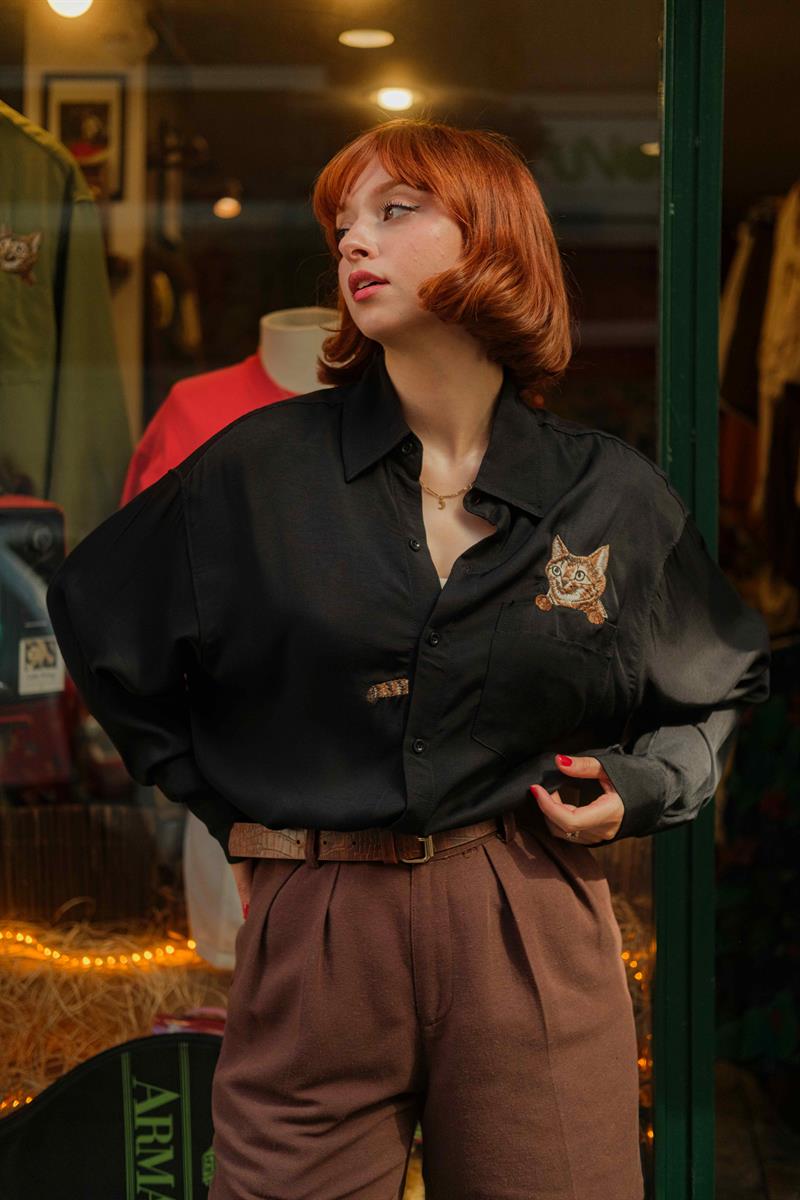 RETRO CATS KOLEKSİYON UNİSEX GÖMLEK