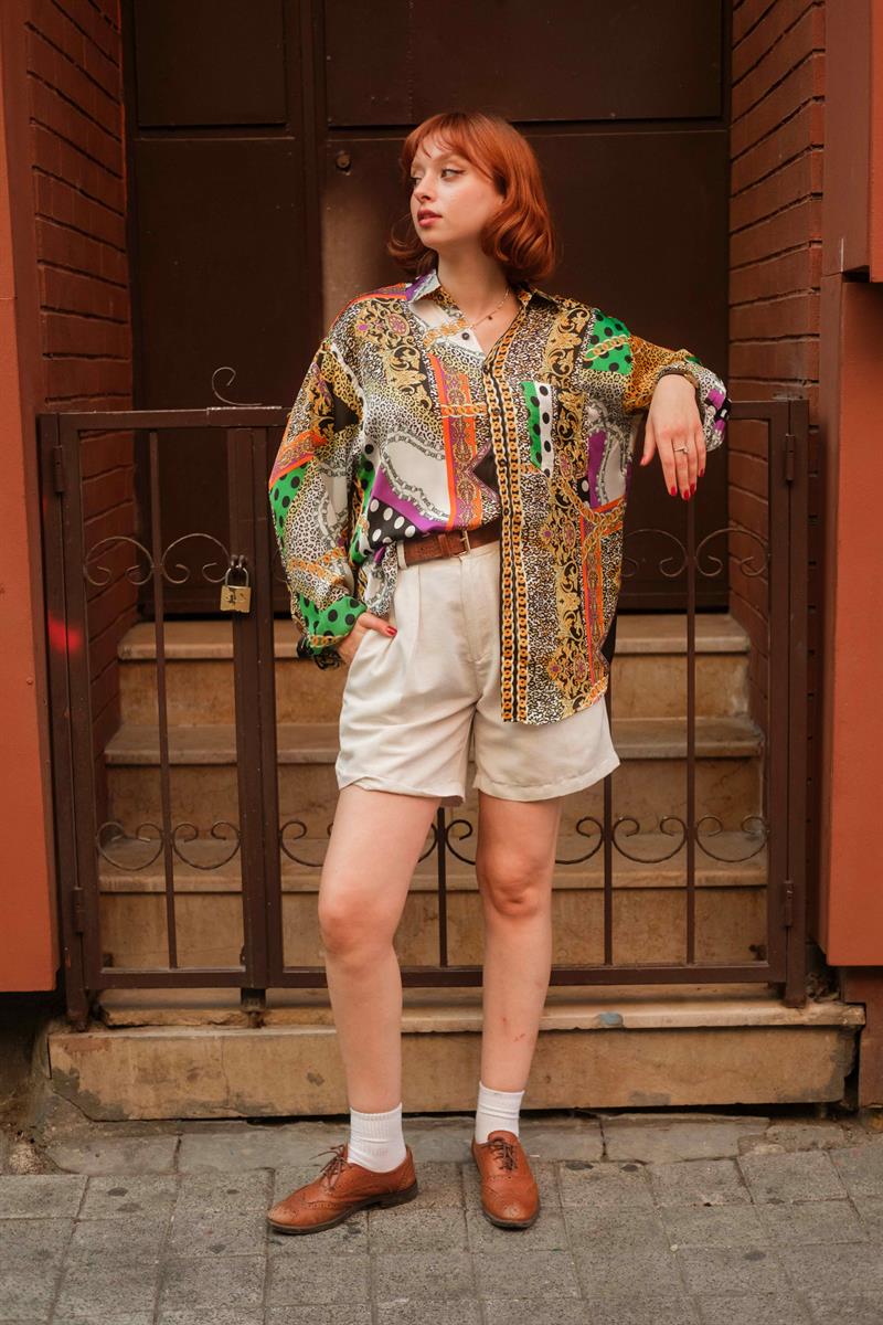 RETRO KOLEKSİYON UNISEX GÖMLEK