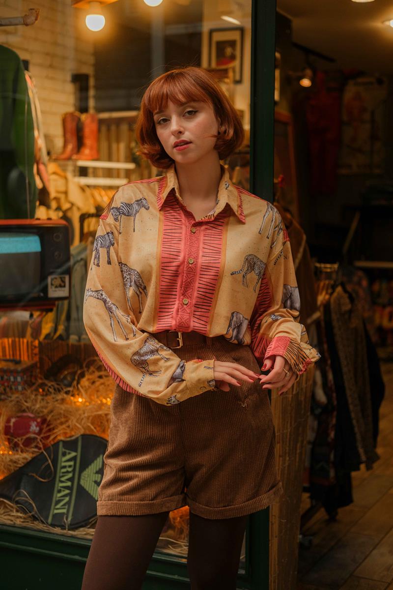 RETRO UNİSEX ANİMAL KOLEKSİYON GÖMLEK