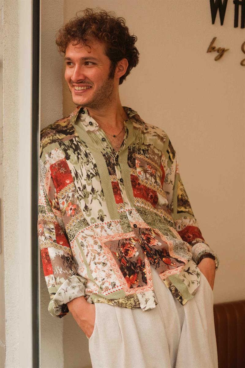 RETRO UNİSEX KOLEKSİYON GÖMLEK