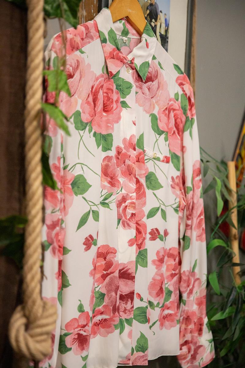 Rose Tarz 90s Kadın Gömlek