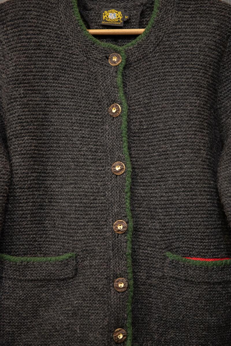 Rustic Grey Cardigan Ceket