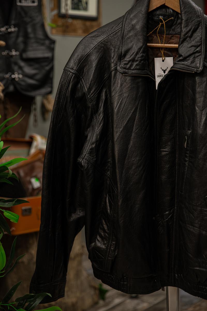 Salaş Bomber Model Deri Ceket