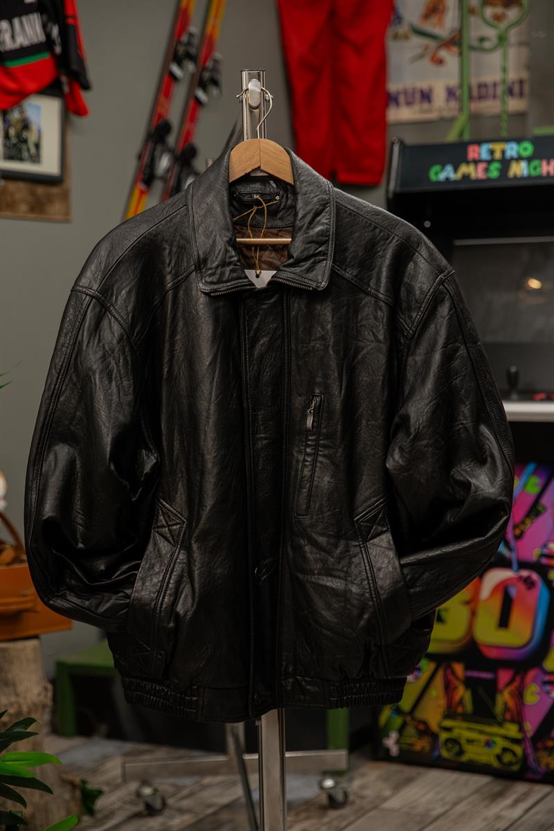 Salaş Bomber Model Deri Ceket