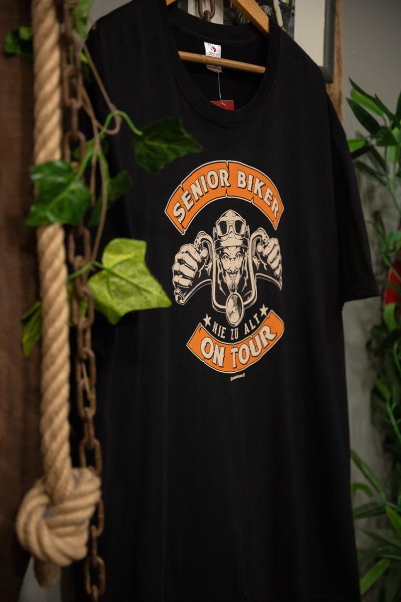 SENIOR BIKER ON TOUR T-Shirt