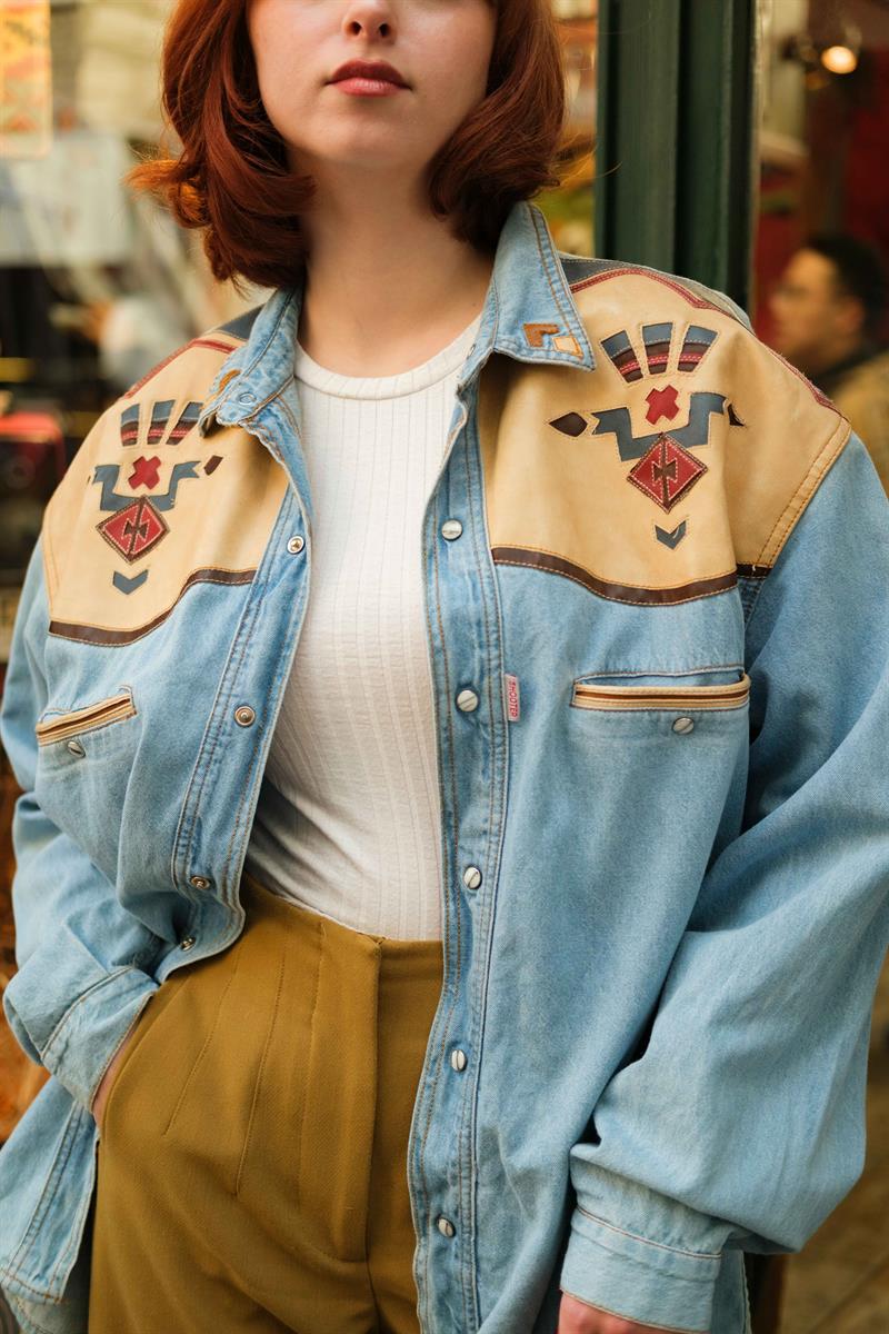 SHOTER WESTERN GÖMLEK